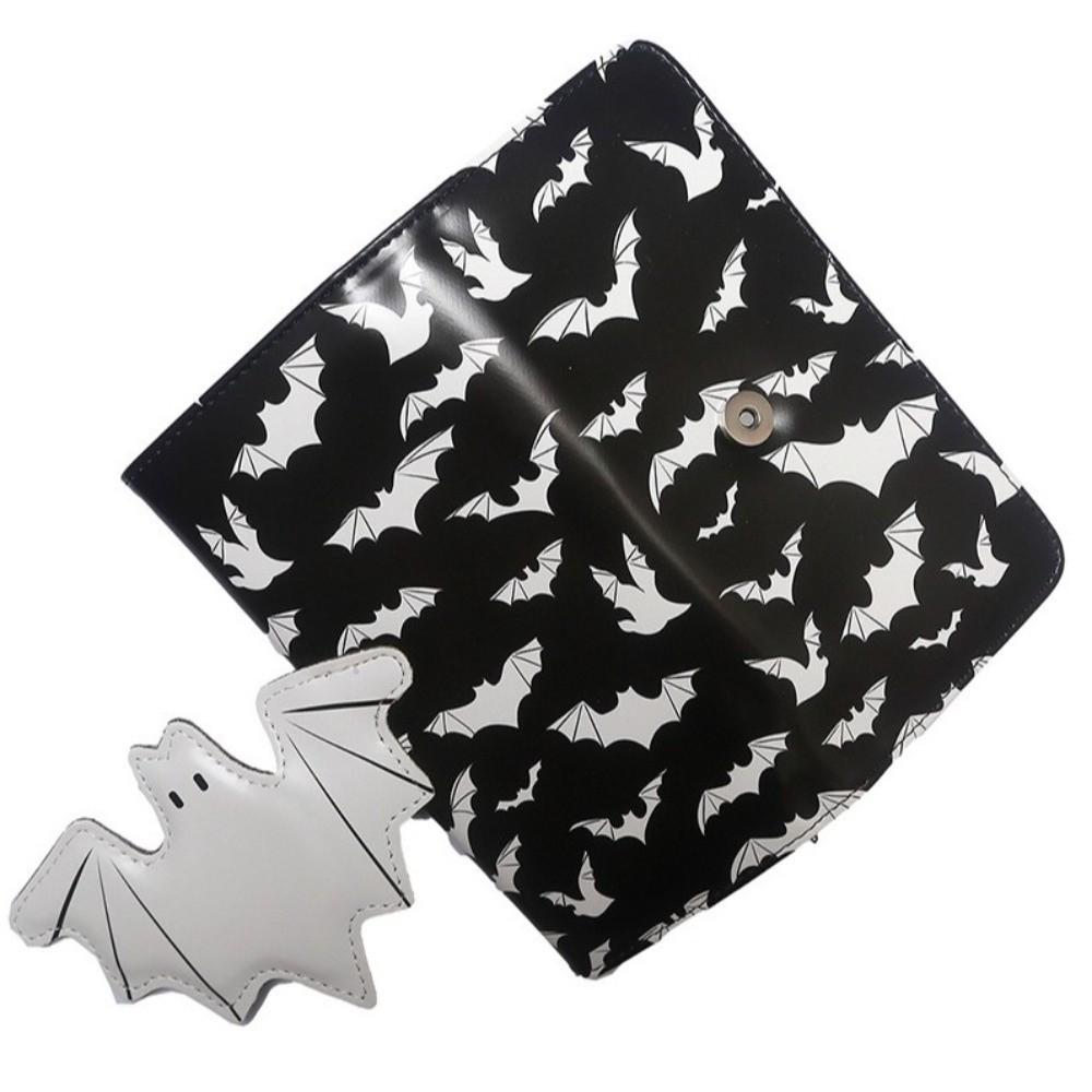 Large Capacity Foldable Coin Purse Multi-Functional Halloween PVC Wallet Travel