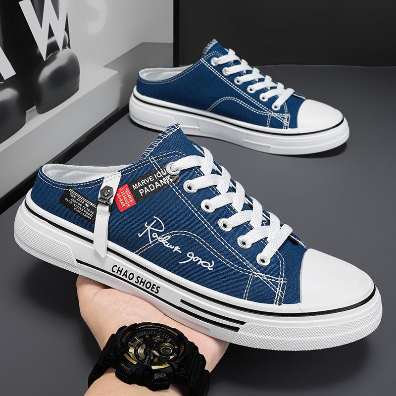 Лето 2025 Новые мужские низкие парусиновые кеды Дышащие Повседневные Универсальные Студенческие Модные Кроссовки для Молодежи