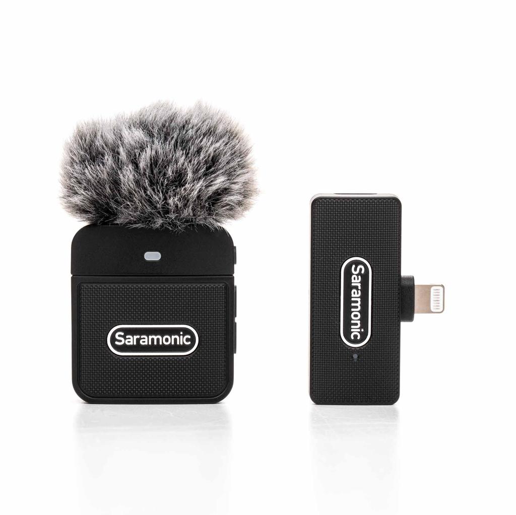Беспроводная микрофонная система Saramonic Blink100-B3 2,4 ГГц Ультракомпактный передатчик Lightning-приемник Черный