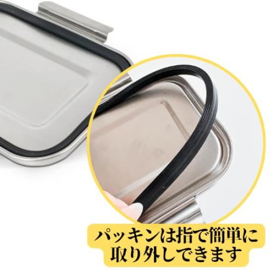 This stylish, microwave-safe, dishwasher-safe stainless steel lunch box is perfect for adults, middle and high school students. Its large capacity