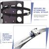 Outdoor RV Gas Holder Propane Tank Stainless Steel Adjustable Mounting Bracket Strap Design Heavy Duty Anti Scratch Bracket Rust Resistant