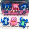 MINISO Anime Stitch Detachable Eraser Cartoon Creative Stationery Children's Student Classroom Prizes Holiday Gift Collection Wholesale