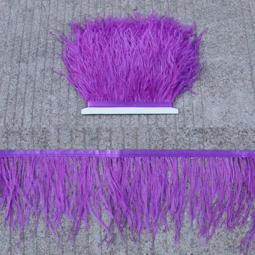 Thickened Encryption Ostrich Hair Cloth Edge 10-15Cm Feather Clothing Skirt Accessories