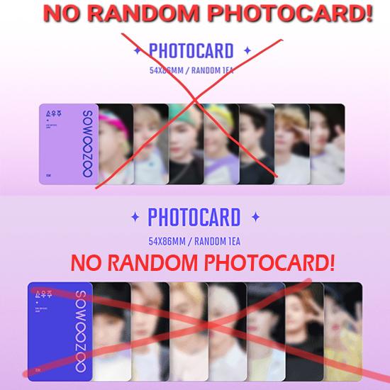 BTS Незапечатанные неслучайные фотокарточки «Master Sowoozoo 2021»