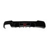 For BMW 3 Series E92 E93 325i 328i 335i M Sport 2006-2013 Rear Bumper Diffuser Lip Carbon Fiber Look/Gloss Black Spoiler Guard
