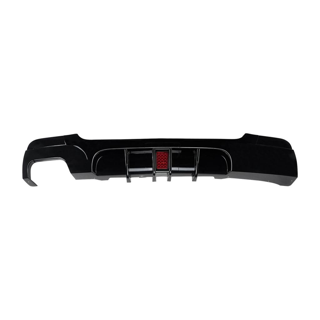 For BMW 3 Series E92 E93 325i 328i 335i M Sport 2006-2013 Rear Bumper Diffuser Lip Carbon Fiber Look/Gloss Black Spoiler Guard