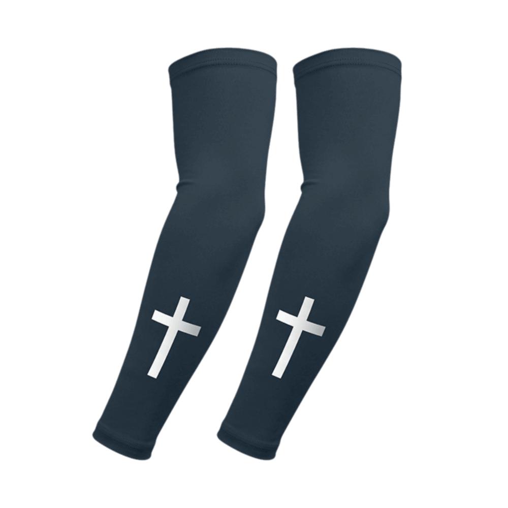 Elastic Fabric UV Protection Arm Covers Cooling Effect Cycling Cross Sleeves Baseball Volleyball