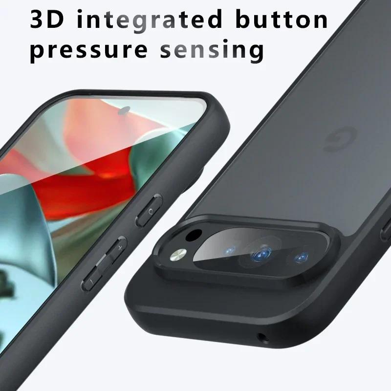 Роскошный матовый бронированный чехол для телефона Google Pixel 11 10 9 8 Pro XL 7 6 9A 8A 7A 6A Жесткий матовый противоударный чехол для Pixel 11Pro