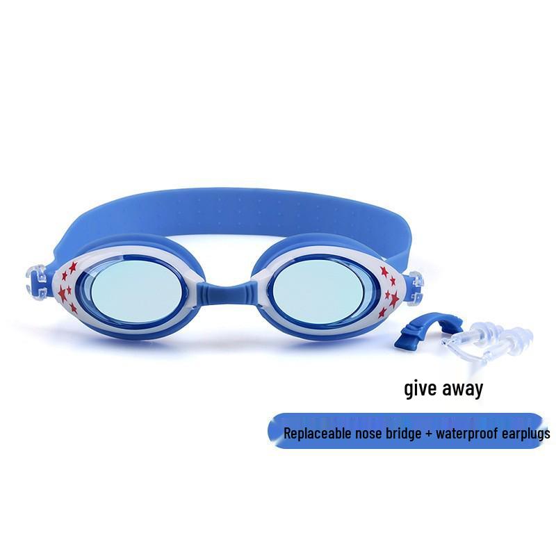 Детские очки для плавания с высокой четкостью и водонепроницаемостью, в коробке, для мальчиков и девочек