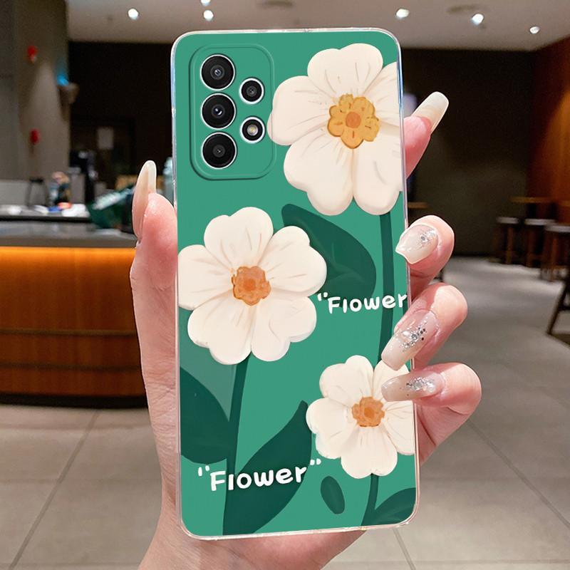 Case For Samsung A23/A33 5G Clear Silicone Fashion Butterfly Flowers Soft Back Cover For Samsung Galaxy A33/A23 Protective Case