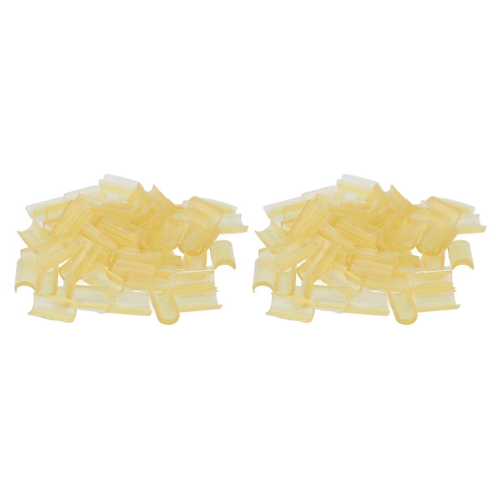 2 пакета гранул для наращивания волос бусины желтые профессиональные U-образные парики термосвязывающие гранулы для салона