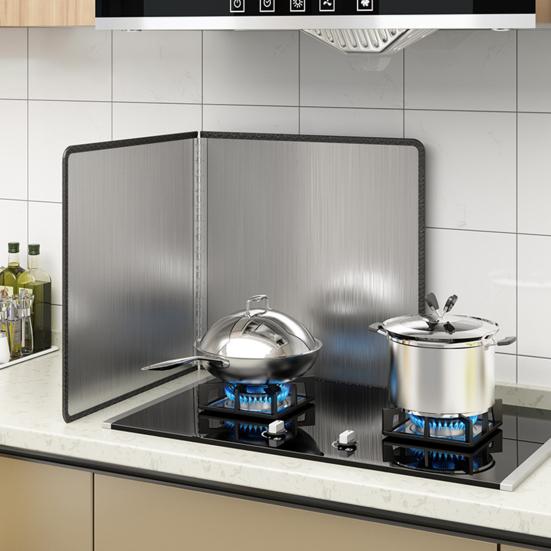 Брызговик Эффективный Складной Многоцелевой Антикоррозийный Легкоочищаемый протектор Портативный брызговик масла из нержавеющей стали Аксессуар для столовой