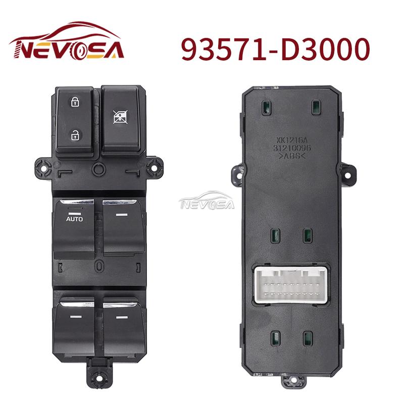 93571-D3000 LHD For 2016-2018 HYUNDAI TUCSON Power Window Switch Control Regulator Car Parts Accessories Lifter Button 18P