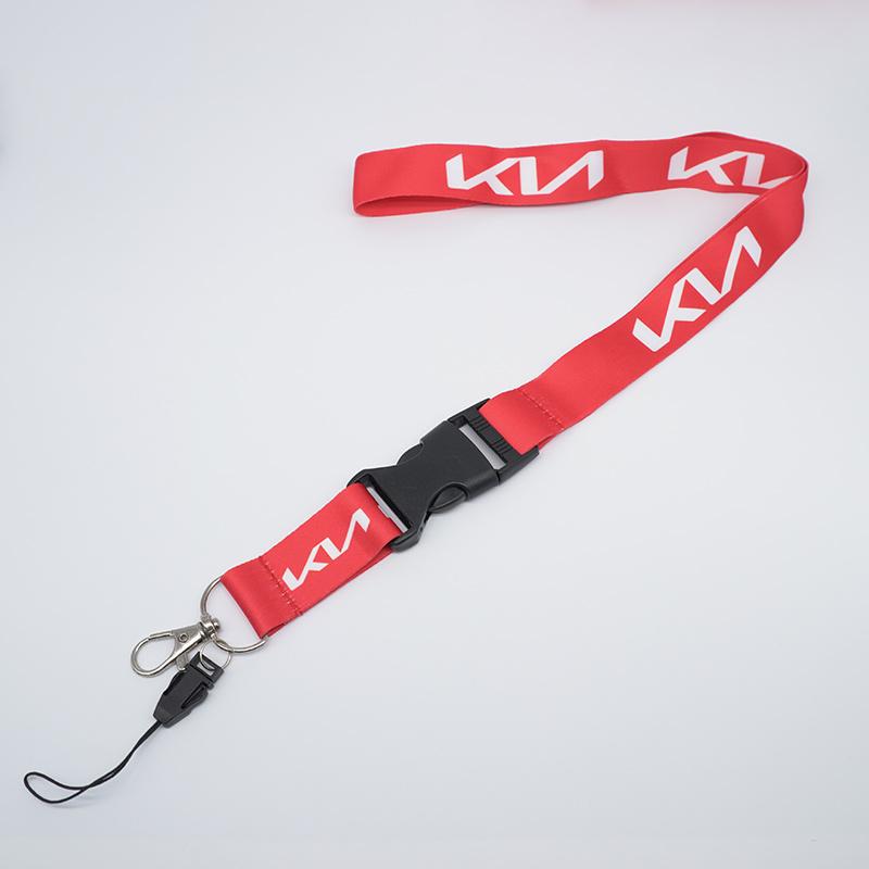 IBGI9 Nylon Printed Badge Lanyard Car Keychain for Kia Sportage Ceed Picanto Rio ProCeed Niro 5 3 4 K7 K5 K8 K3 Ray K9