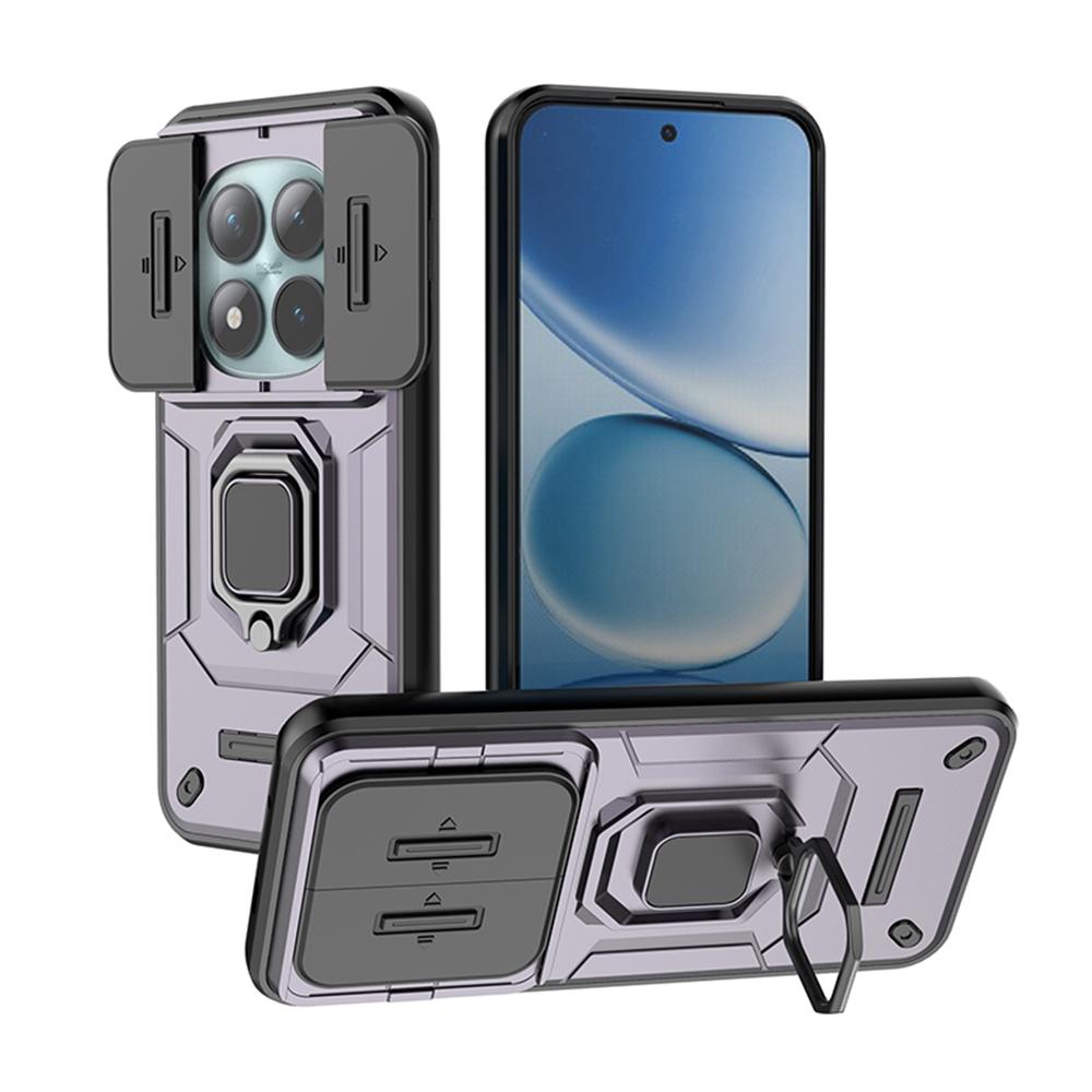 Для Xiaomi Redmi Note 15 Pro+ 5G Чехол Защита камеры Бронированный чехол для телефона Для Redmy Note 15 Pro Plus Магнитный держатель Кольцо Чехол