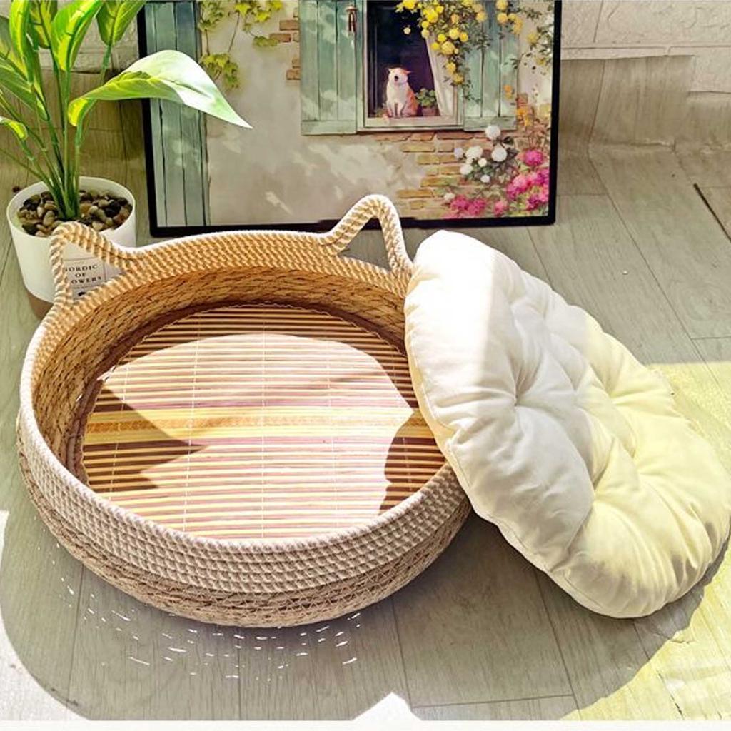 Кошачье гнездо, кошачье гнездо из ротанга, кошачье гнездо ручной работы