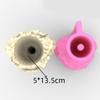 Cute Girl Flower Pots Mold Epoxy Resin Molds Pen Holder Candle Holder Cement Planter Silicone Mould Home Decorations