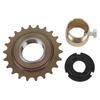 22T Bike Freewheel with 30mm Adapter Connector Bicycle Freewheel Adapter Kit for Electric Tricycle