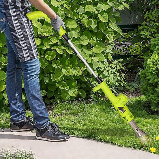 Электрическая горелка для сорняков с эргономичной ручкой, высокая мощность, регулируемая температура, садовая электрическая горелка для сорняков с комплектом насадок