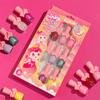 Pinky Baby Manicure Pinky Paint Наклейки для ногтей на водной основе, набор из 8 предметов, разноцветные корейские популярные игрушки