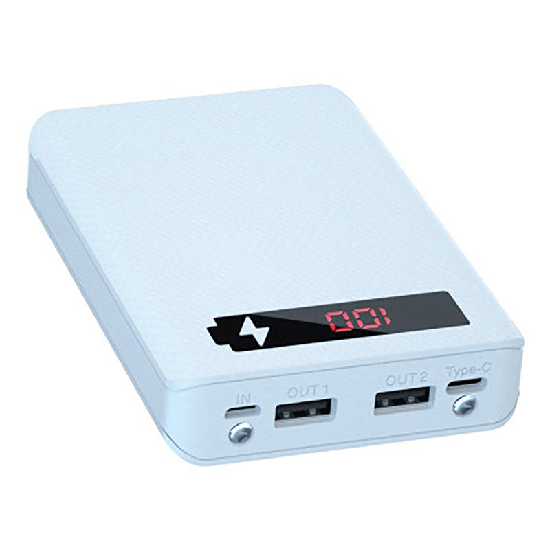 Зарядное устройство для мобильного телефона Съемный корпус для самостоятельной сборки 5*18650 Аккумулятор Кейс для Power Bank 10 Вт Двойной USB Держатель Коробка для хранения аккумуляторов