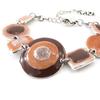 NOA [J1964] - Brown 'Coloring' Designer Bracelet