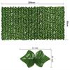 50X200 см Искусственная изгородь из плюща с зелеными листьями, панели для забора, искусственный забор для конфиденциальности, экран для дома, сада, балкона, украшение 1X3 м