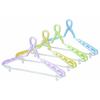 Industries Laundry Hangers, 4-Color Set, Slide Catch Hangers with Pads, Slide Catch Style, Shape-Retaining (Extendable, Stretchable, for Clothe