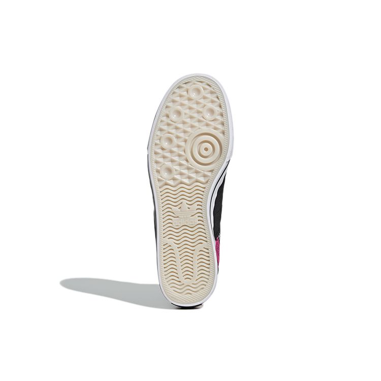 adidas Оригинальные парусиновые кеды Nizza Hi Rf для повседневной носки, с нескользящей подошвой, амортизирующие, с высоким верхом, для скейтбординга, унисекс, черные GX2713