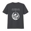 AXEGRINDER Skull Sword Print T Shirt Gothic Rock Punk Style vintage Washed Unisex graphic Slightly Versatile designer clothes