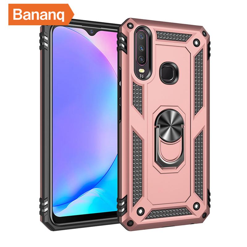 Противоударный чехол-кронштейн Peaktop Armor для VIVO Y17 Y15 Y12 V15 Pro X21 X23 X27 с металлическим кольцом-подставкой для VIVO Nex A