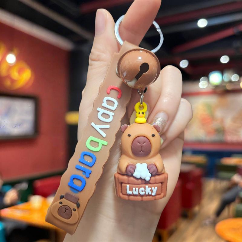 Cartoon Keychain Pendant, Wooden Stick Figure, Key Chain, Blind Box, Tide Play Pendant.