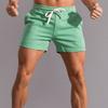 Мужские черные спортивные шорты на кулиске, облегающие, повседневные, шорты для тренировок