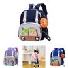 Adorable Purple Pink And Green Kindergarten Backpack For Boys And Girls Trendy Design