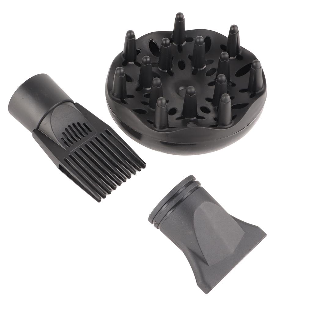 Набор насадок-диффузоров для фена, пластиковая насадка для фена, насадка-гребень для фена, 3 шт.