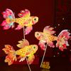 Chinese Traditional Handheld Fish Lantern Ancient Style Luminous Goldfish Light Celebration
