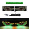 Car Interior LED Light Flexible LED Panel Devil Eye Lights Car Decoration Lamp