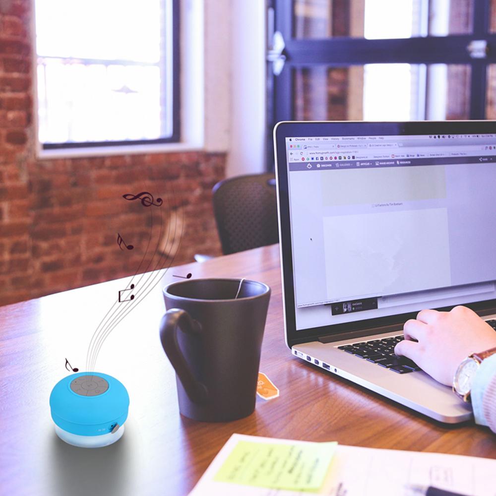 Портативная беспроводная Bluetooth-колонка со встроенным микрофоном, водонепроницаемая, для улицы и душа