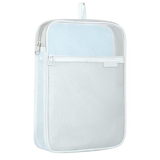 Держатель для файлов, большая вместимость, сетчатая сумка для документов, прозрачная дизайнерская сумка для хранения файлов для домашнего офиса, школы, ARI