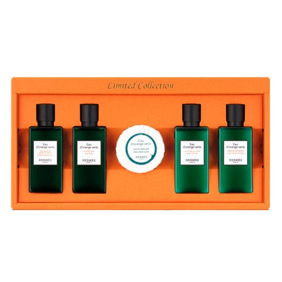 Hermes Amenity Travel Special Set of 7 Items (hair/body/perfume)