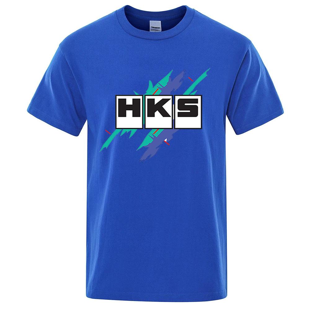2026 Summer New HKS Power and Sports Print Unisexs New Popular Ordinary shortsleeved shirt Cycling Running Sports Tshirt