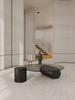 Minimalist Italian Coffee Table Living Room Decoration Designer Round Side Table Center Service Meubles Postmodern Furniture