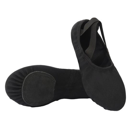 Yousheng, 1 пара балетных туфель для девочек, танцевальная обувь из эластичной ткани, мягкие дышащие, износостойкие, легкие танцевальные тапочки для малышей, обувь