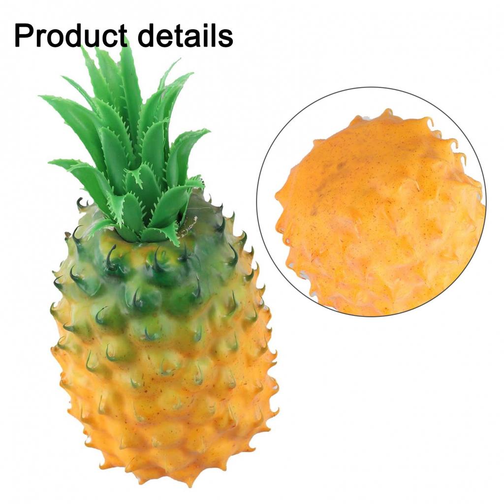 Imitation Pineapple Decoration Fake Pineapple Model Kids Decor Simulation Fruit