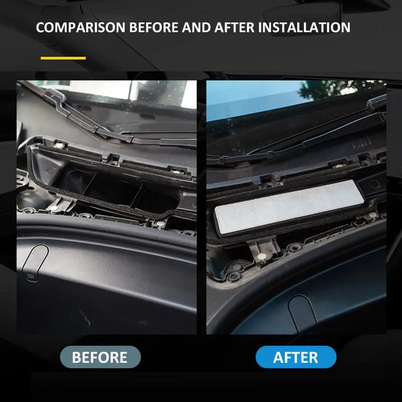 Air Intake Filters for Tesla Model 3 2017-2020 Grille Cover Inlet Vent Protector Internal External Flow Protection Accessories