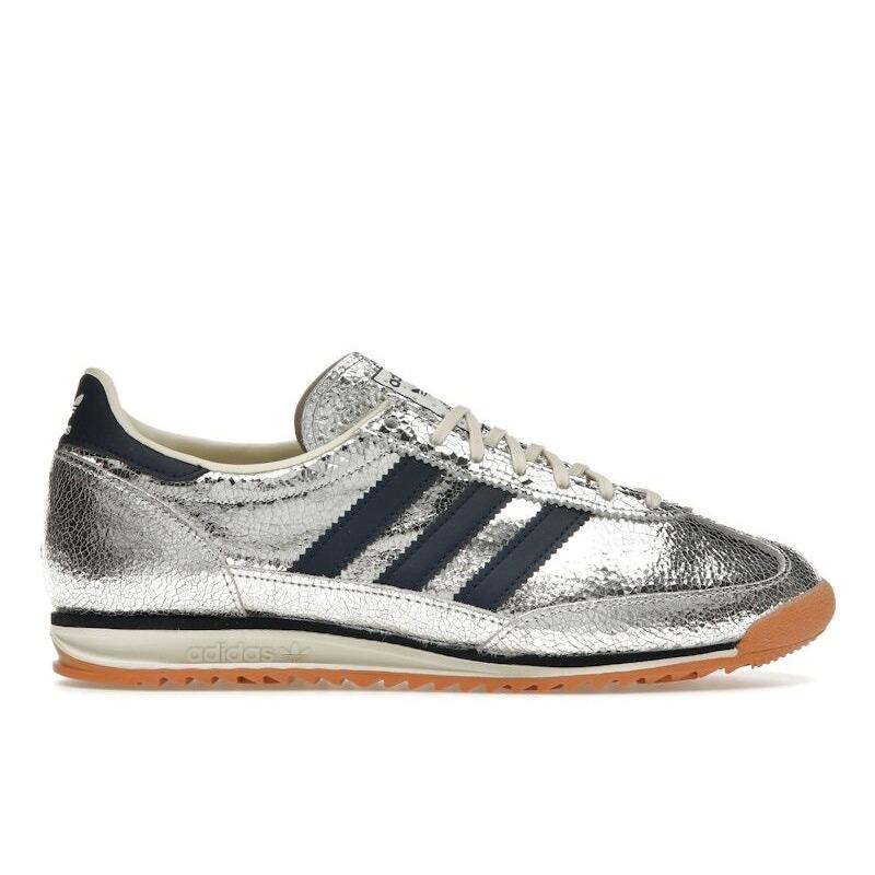 adidas SL72 OG Серебристый металлик Темно-синий университетский Ж - JH8654