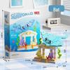 Совместимо с Lechaochao Lechuang Shark Model Marine Life Building Blocks Toy для детей
