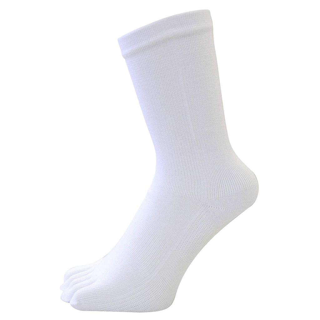 Gutsman Fighting Set L Five-Toe Socks, 2-Pair (FM-03) (White, 27-29cm)