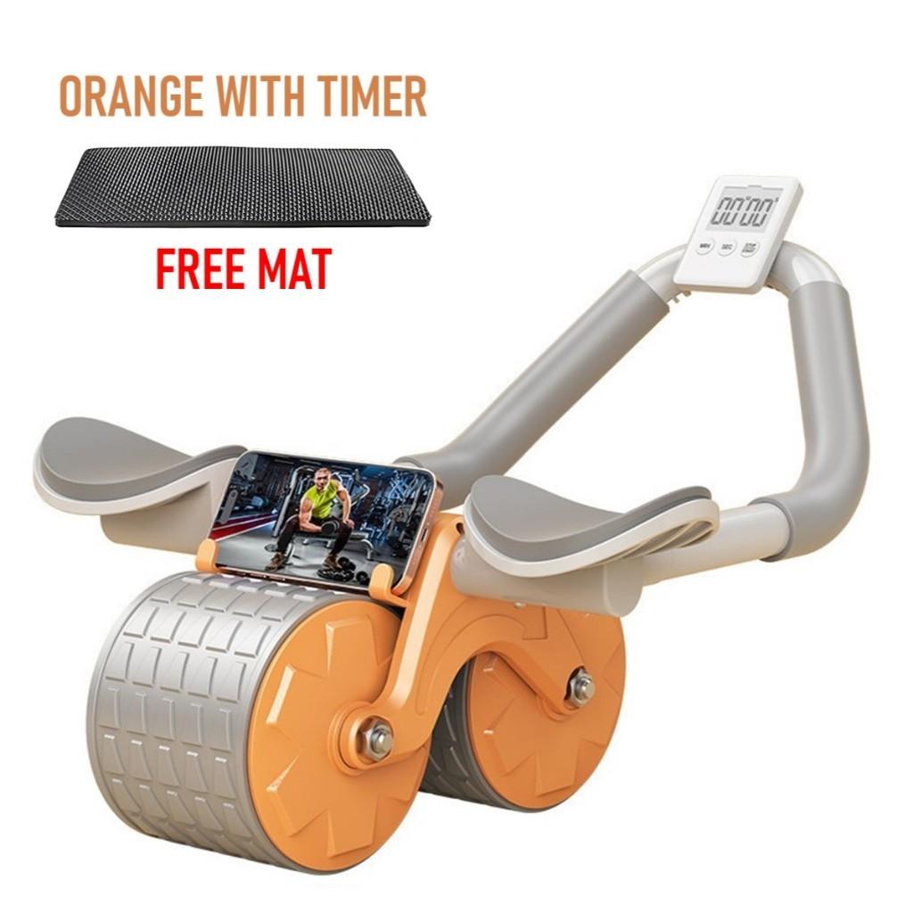 Automatic Rebound / Ab Exercise Roller Machine Household Full Body Workout Fitness Tool Multifunctional Fitness Board