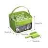 1Pc 50-Cube Ice Maker Extra Large, Double-Layer Tray with Lid, Food-Safe Material, Easy Ice Release, Ideal for Parties Drinks